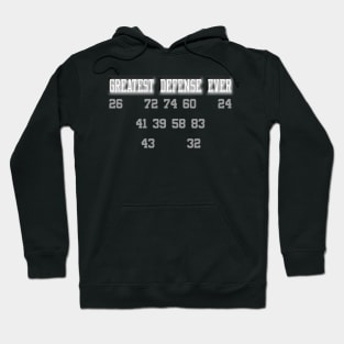 Oakland Raiders Greatest Defense Ever Hoodie